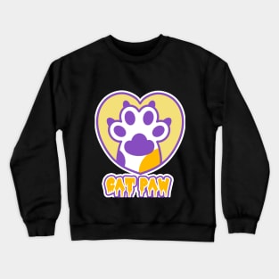 Cat paw, paw print, cute paw Crewneck Sweatshirt